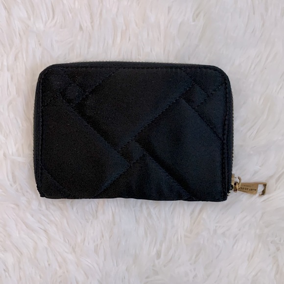 Kurt Geiger London Black Quilted Nylon Small Zip Around Wallet - Picture 5 of 9